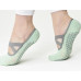 1 Pair Women Yoga Socks Silicone Sole Anti Slip Pilates Socks Sticky Bottom Workout Grip Socks with Ballet Cross