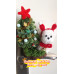 Christmas Tree dog Thick Pipe Cleaners Craft Dog , Handmade Pipecleaners Dog Mini Cute Animal Christmas Gift