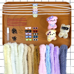 71 PCS Pipe Cleaner Craft Kit DIY Animal Puppy Dog Pup Kit Creative Gifts, Christmas Stocking Stuffers &amp; Classroom Prizes, Gifts for age 8+