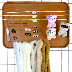 35 PCS Pipe Cleaner Craft Kit DIY Sunglasses Animal Puppy Kit Creative Gifts, Christmas Stocking Stuffers &amp; Classroom Prizes, Gifts for aged 8+