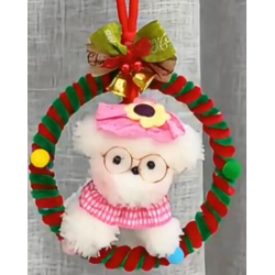 Christmas Gift Puppy dog Thick Pipe Cleaners Craft Dog , Handmade Pipecleaners Dog Mini Cute Animal Christmas Gift