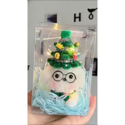 Christmas Tree dog Thick Pipe Cleaners Craft Dog , Handmade Pipecleaners Dog Mini Cute Animal Christmas Gift