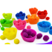 [300 Pcs] 250 1 Inch Pom Poms &amp; 50 Googly Eyes - Craft Pom Pom Balls - Pompoms for Crafts - Pom Pom for Crafts in Bright &amp; Bold Assorted Colors - Large Pom Poms Arts and Crafts