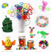 1200pcs+ Arts &amp; Crafts Supplies for Kids- Christmas Craft Kits with Pipe Cleaners, Pom Poms for Crafts, Popsicle Sticks for Craft, Craft for Kids Ages 4-8 Girls &amp; Boys Birathday Gifts