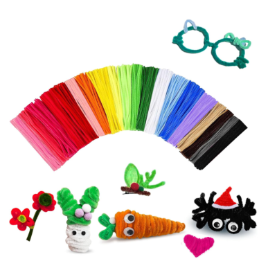 Pipe Cleaners Craft Bulk,Kids Toys &amp; Games Gifts,300pcs Arts Crafts,Chenille Stems Art Supplies for Projects Creative DIY Room Decor,Christmas Decorations,Juegos para Niños Fidget Toys for Ages 5-7
