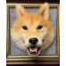 Head Pet Portraits Handmade 3D Dogs Wool Needle Felt Portraits with Wooden Frame | PetsMatter Solid&amp;Bicolor