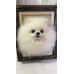 Head Pet Portraits Handmade 3D Dogs Wool Needle Felt Portraits with Wooden Frame | PetsMatter Solid&amp;Bicolor
