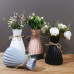 2PC* Water Ripple Plastic Vase Home Living Room Office Flower Arrangement Decoration Crafts Wedding Table Center Vase Ornament